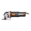 ΓΩΝΙΑΚΟΣ ΤΡΟΧΟΣ WORX WX711 115mm ΓΩΝΙΑΚΟΣ ΤΡΟΧΟΣ WORX 750W 115mm