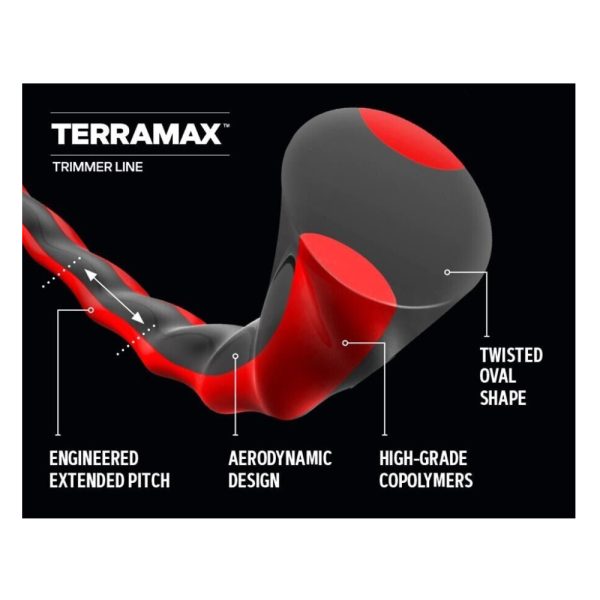 ΜΕΣΙΝΕΖΑ OREGON ΣΓΟΥΡΗ TERRAMAX 4,00MM-26M ΜΑΥΡΗ ΚΟΚΚΙΝΗ 636776
