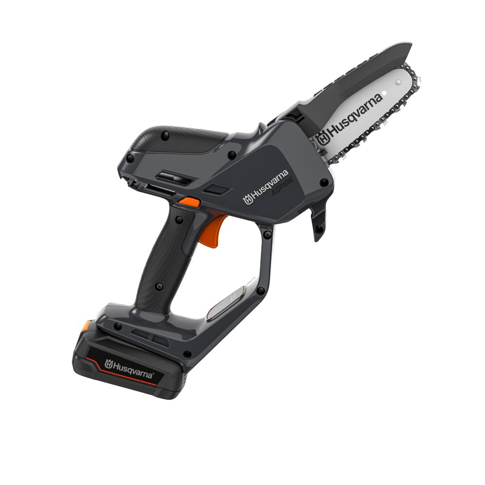 ΑΛΥΣΟΠΡΙΟΝΟ ΚΛΑΔΕΜΑΤΟΣ HUSQVARNA ASPIRE PE5-P4A+ΚΟΝΤΑΡΙ ΜΠΑΤΑΡΙΑ 4Ah+ΦΟΡΤΙΣΤΗ 970621405