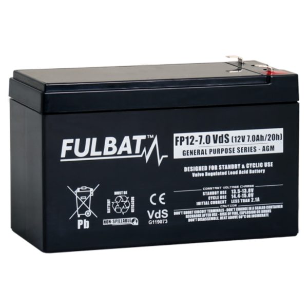 ΜΠΑΤΑΡΙΑ FULBAT 7Ah VRLA-FP12-7 550909