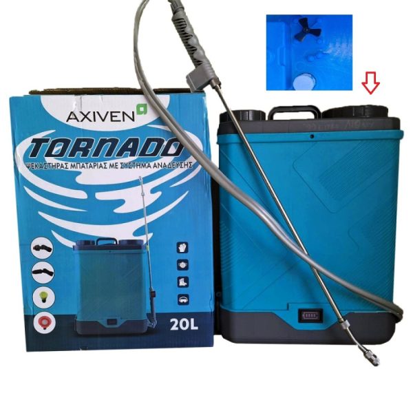 ΨΕΚΑΣΤΗΡΑΣ ΠΛΑΤΗΣ TORNADO 20LT AC/PB ΜΠΑΤΑΡΙΑΣ ΨΕΚΑΣΤΗΡΑΣ ΠΛΑΤΗΣ TORNADO 20LT AC/PB ΜΠΑΤΑΡΙΑΣ