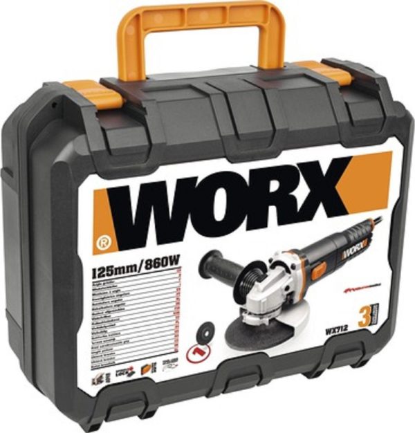 ΓΩΝΙΑΚΟΣ ΤΡΟΧΟΣ WORX WX712 860W 125mm worx-wx712-trochos-125mm-reymatos-860w-3