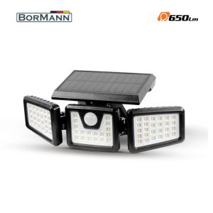 ΠΡΟΒΟΛΕΑΣ ΗΛΙΑΚΟΣ BORMANN BLF4000 LED ΑΣΦΑΛΕΙΑΣ 6.5W, ΑΝΙΧΝΕΥΤΗ ΚΙΝΗΣΗΣ