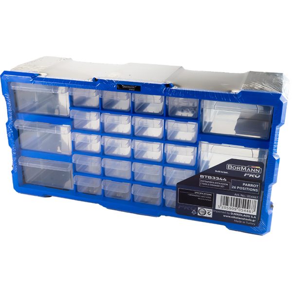 ΚΑΣΕΤΙΝΑ ΕΡΓΑΛΕΙΩΝ BORMANN PRO BTB3344 ΠΛΑΣΤΙΚΗ “PARROT” 26 ΘΕΣΕΩΝ,49,7Χ15,7Χ25CM 054467-2