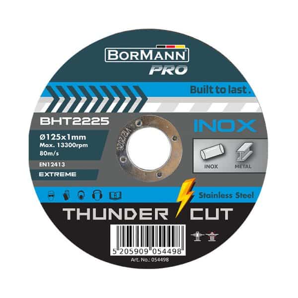 ΔΙΣΚΟΣ ΚΟΠΗΣ Φ125Χ1ΜΜ BORMANN PRO BHT2225 INOX EXTREME 054498