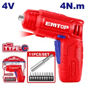 ΚΑΤΣΑΒΙΔΙ EMTOP ECSR0404 ΕΠΑΝΑΦΟΡΤΙΖΟΜΕΝΟ 4V-Li+ΣΕΤ ΜΥΤΕΣ ΚΑΤΣΑΒΙΔΙ EMTOP ECSR0404 ΕΠΑΝΑΦΟΡΤΙΖΟΜΕΝΟ 4V-Li+ΣΕΤ ΜΥΤΕΣ
