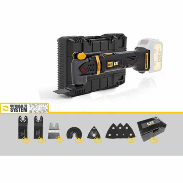 ΠΟΛΥΕΡΓΑΛΕΙΟ CAT SOLO DX41B BRUSHLESS SDS 18V ME 14 ΛΑΜΕΣ 05-7355
