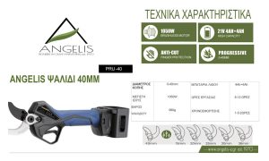 ΨΑΛΙΔΙ ΜΠΑΤΑΡΙΑΣ ANGELIS PRU 40 21V