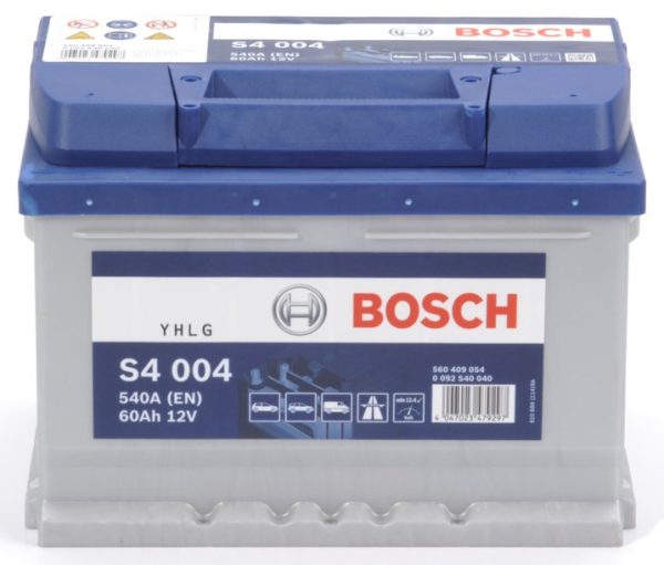 ΜΠΑΤΑΡΙΑ S4 60AH 540Α 0092S40040 242Χ175Χ175 ΧΑΜΗΛΗ BOSCH 0092S40040-3