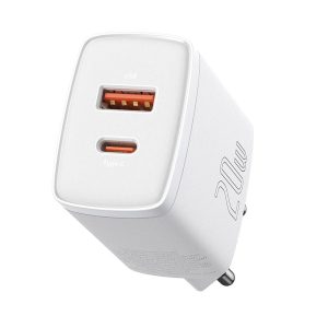 ΦΟΡΤΙΣΤΗΣ BASEUS COMPACT QUICK CHARGER 20W TYPE C & USB-A