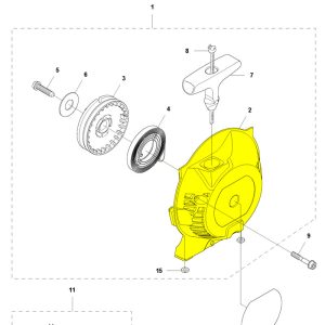ΚΑΠΑΚΙ ΕΚΚΙΝΗΣΗΣ ΣΚΕΤΟ ΓΝΗΣΙΟ ΓΙΑ HUSQVARNA 135R