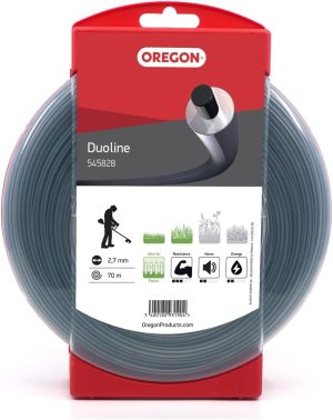 ΜEΣΙΝΕΖΑ DUOLINE 2,7mm-70m ΔΙΑΦΑΝΗ ΣΥΡΜΑ 545828 OREGON