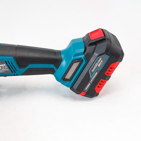ΤΡΟΧΟΣ ΓΩΝΙΑΚΟΣ BORMANN ΒΒΡ5130 BRUSHLESS 20V LI-ION Φ125mm 10000rpm 1x4ah ΜΕ ΒΑΛΙΤΣΑ BBP5130-1