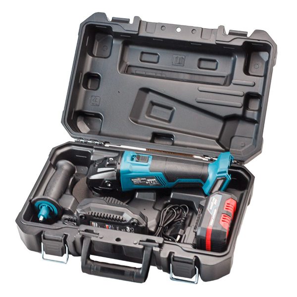 ΤΡΟΧΟΣ ΓΩΝΙΑΚΟΣ BORMANN ΒΒΡ5130 BRUSHLESS 20V LI-ION Φ125mm 10000rpm 1x4ah ΜΕ ΒΑΛΙΤΣΑ BBP5130-5