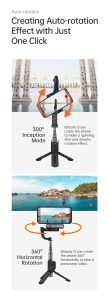 Hohem iSteady Q Smart Selife Stick Tripod Gimbal for Smartphone (White)