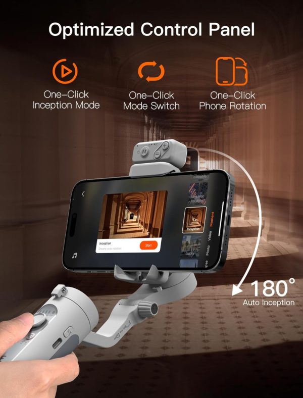 Hohem Phone Gimbal Stabilizer iSteady XE 3-axis smartphone gimbal (Black) 714egunhQCL._AC_SL1500_