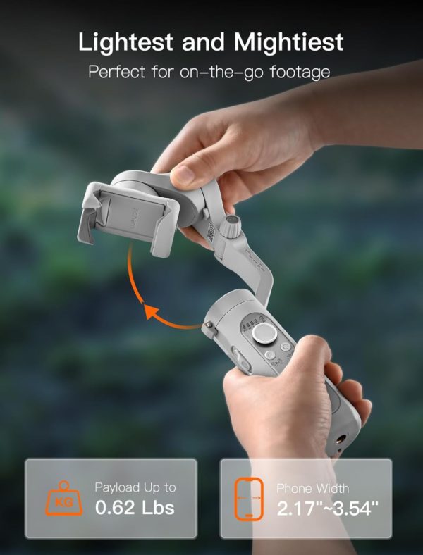 Hohem Phone Gimbal Stabilizer iSteady XE 3-axis smartphone gimbal (Black) 71Y2xBvWAtL._AC_SL1500_