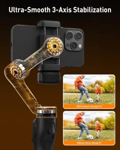 Hohem Gimbal iSteady V3 Foldable Smartphone Stabilizer (Black)