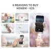 Hohem iSteady V2S Kit 3-axis smartphone gimbal with AI sensor (Pink) iSV2S-Pink hohem-isteady-v2s-kit-3-axis-smartphone-gimbal-with-ai-sensor-black (2)
