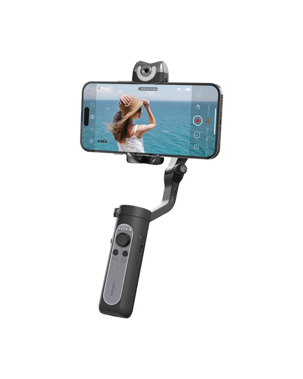 Hohem iSteady V2S Kit 3-axis smartphone gimbal with AI sensor (Black) hohem-isteady-v2s-kit-3-axis-smartphone-gimbal-with-ai-sensor-black (5)