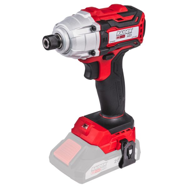 RAIDER R20 Solo Παλμικό κατσαβίδι μπαταρίας 20V 1/4” 180Nm Brushless RDP-BCHID20 030142 10-6428