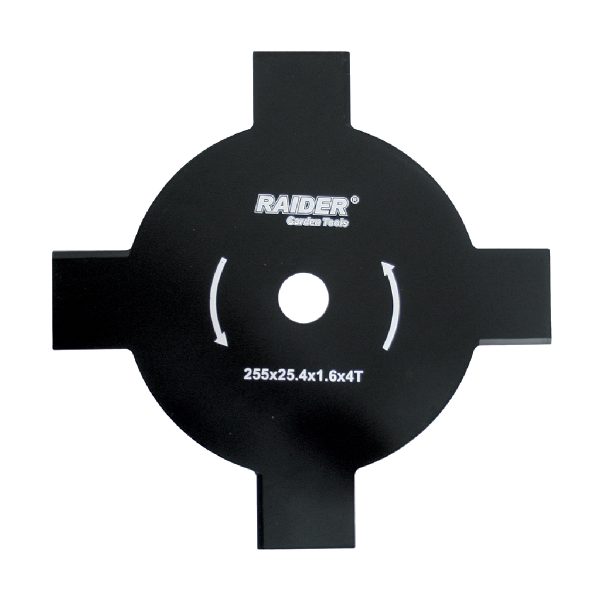 RAIDER Θαμνοκοπτικού δίσκος 4 δόντια 255MM 110229 110229
