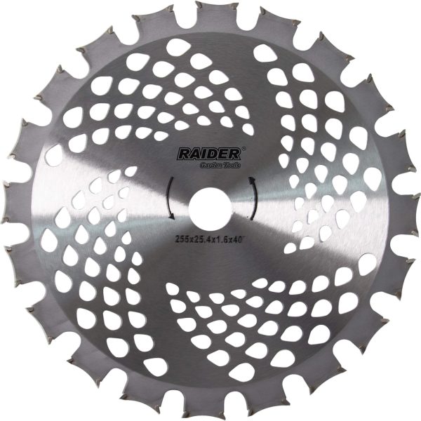 RAIDER Δίσκος θαμνοκοπτικού 255mm 40 δοντιών TCT 25.4 mm 110343 110343