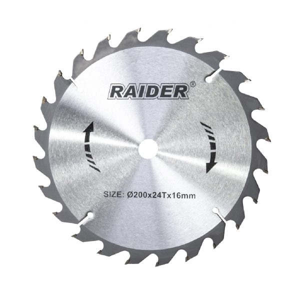 RAIDER Δίσκος κοπής ξύλου Φ16/Φ200/24Δόντια 163130 163130