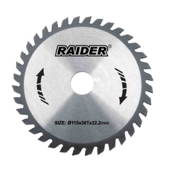 RAIDER Δίσκος κοπής ξύλου Φ125/40Δόντια 163131 163131