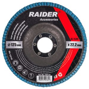 RAIDER Δίσκος φυλλαράκι Φ125 G120 164135 RAIDER Δίσκος φυλλαράκι Φ125 G120 164135