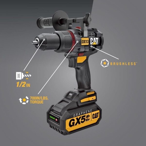 ΔΡΑΠΑΝΟΚΑΤΣΑΒΙΔΟ ΚΡΟΥΣΤΙΚΟ CAT SOLO Li-ion 18V DX13B 02-3113-6