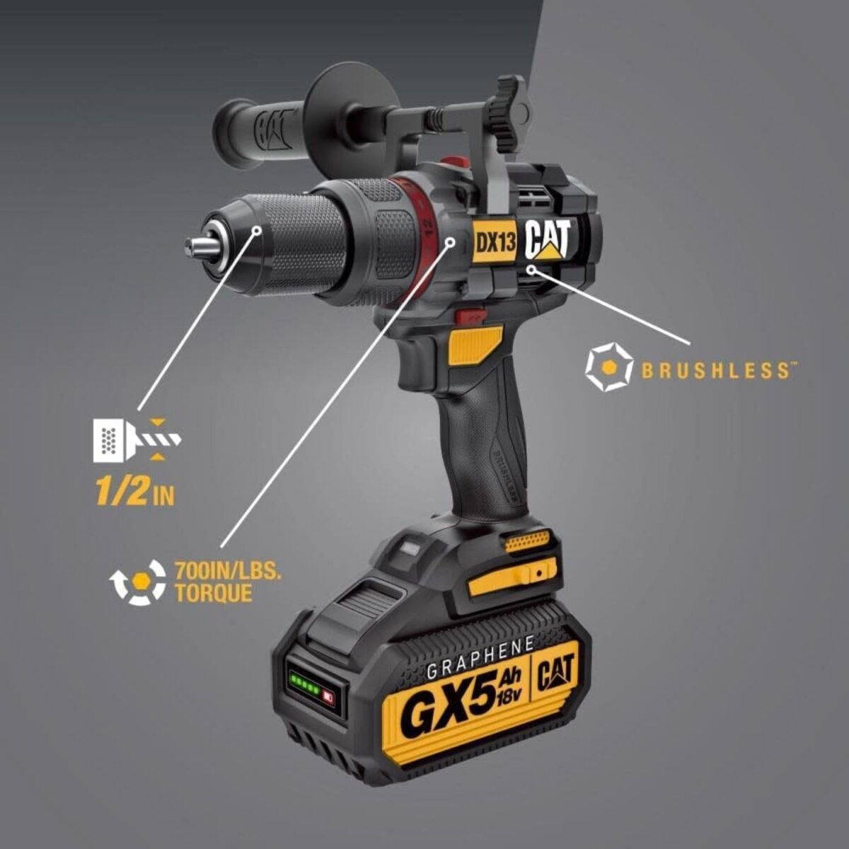 ΔΡΑΠΑΝΟΚΑΤΣΑΒΙΔΟ ΚΡΟΥΣΤΙΚΟ CAT SOLO Li-ion 18V DX13B 02-3113-6