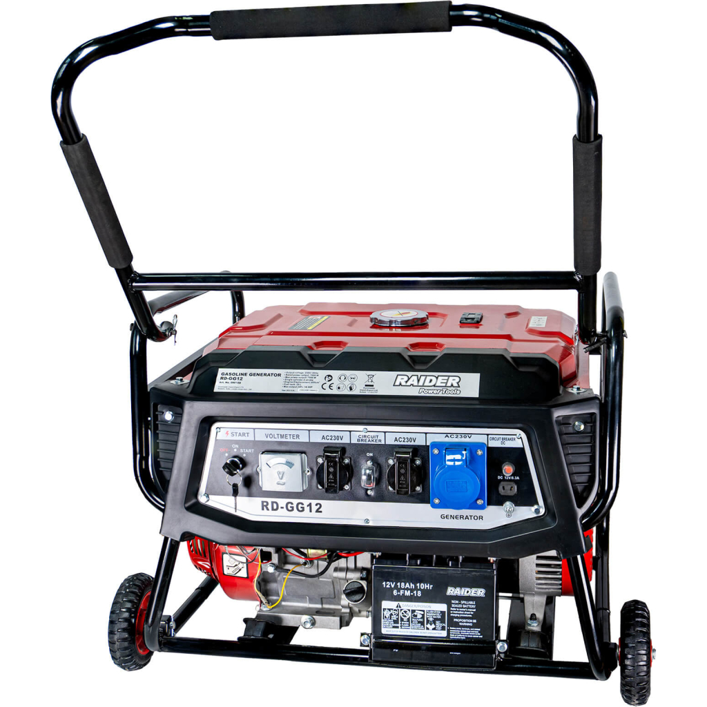RAIDER Γεννήτρια βενζίνης τετράχρονη 7.5kW RD-GG12 090108 10-6531