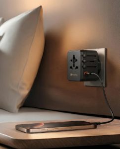 HYPERLOQ NEOTRAVEL ΦΟΡΤΙΣΤΗΣ ΤΑΞΙΔΙΟΥ 45W ΜΑΥΡΟΣ