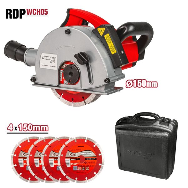 RAIDER Φρέζα αυλακώσεων 1700W 150mm RDP-WCH05 020905 10-6745