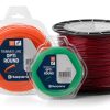 ΜΕΣΙΝΕΖΑ HUSQVARNA OPTI ROUND ΣΤΡΟΓΓΥΛΗ 4,0MM 240Μ ΜΑΥΡΗ H210-0811