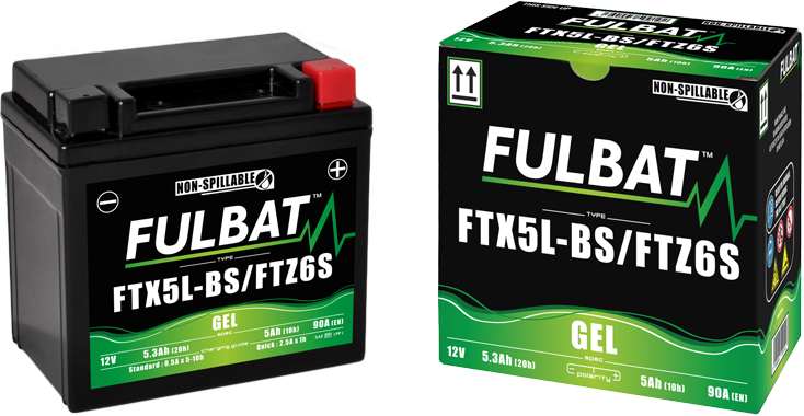 ΜΠΑΤΑΡΙΑ FULBAT GEL FTX5L-BS / FTZ6S 12V 5ΑΗ 550919-1