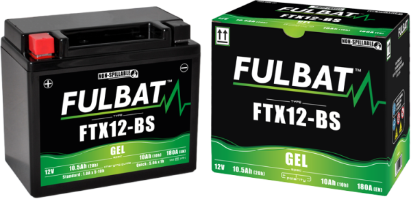 ΜΠΑΤΑΡΙΑ FULBAT GEL FTX12-BS 12V 10ΑΗ 550922-1