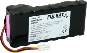 ΜΠΑΤΑΡΙΑ ΡΟΜΠΟΤΙΚΟΥ FULBAT LITHIUM-Lon FL-HU04 18V 5,2AH 93,6Wh