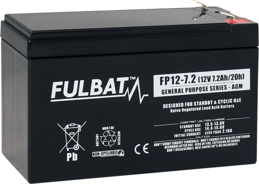 ΜΠΑΤΑΡΙΑ FULBAT AGM 7.2Ah FP12-7,2 (T1) 590028