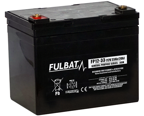 ΜΠΑΤΑΡΙΑ FULBAT AGM 33Ah FP12-33 (T5) 590042