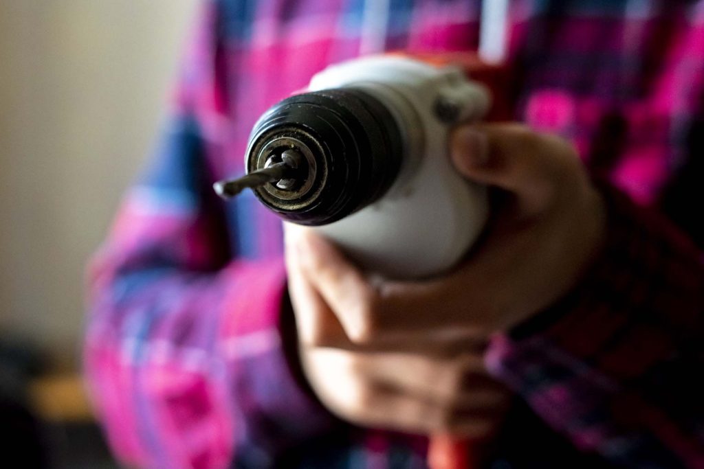 Δραπανοκατσάβιδο Μπαταρίας σε χρήση