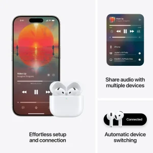 ΑΣΥΡΜΑΤΑ ΑΚΟΥΣΤΙΚΑ APPLE AIRPODS 4 MXP63ZM/4