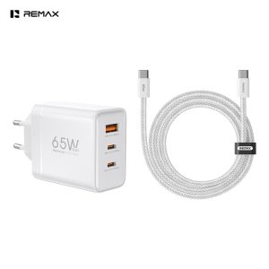 ΦΟΡΤΙΣΤΗΣ REMAX Figen Series fast Charger CA-20 (ACC65W) USB-A+USB-B με Καλώδιο USB C Λευκό ΦΟΡΤΙΣΤΗΣ REMAX Figen Series fast Charger CA-20 (ACC65W) USB-A+USB-B με Καλώδιο USB C Λευκό