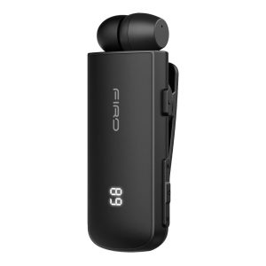 ΑΚΟΥΣΤΙΚΟ Bluetooth Firo H16 Retractable V5.2 ΜΑΥΡΟ