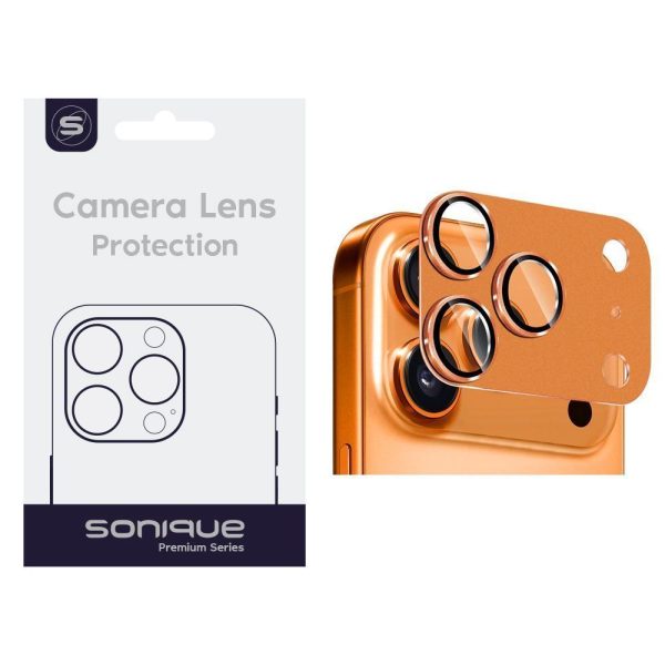 ΠΡΟΣΤΑΣΙΑ ΚΑΜΕΡΩΝ METAL LENS FULL COVER SONIQUE ΓΙΑ iPHONE 17 PRO MAX ΠΟΡΤΟΚΑΛΙ 5210312585644